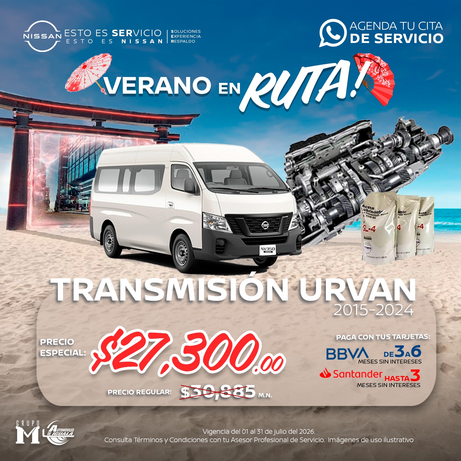 Transmisión Urvan
